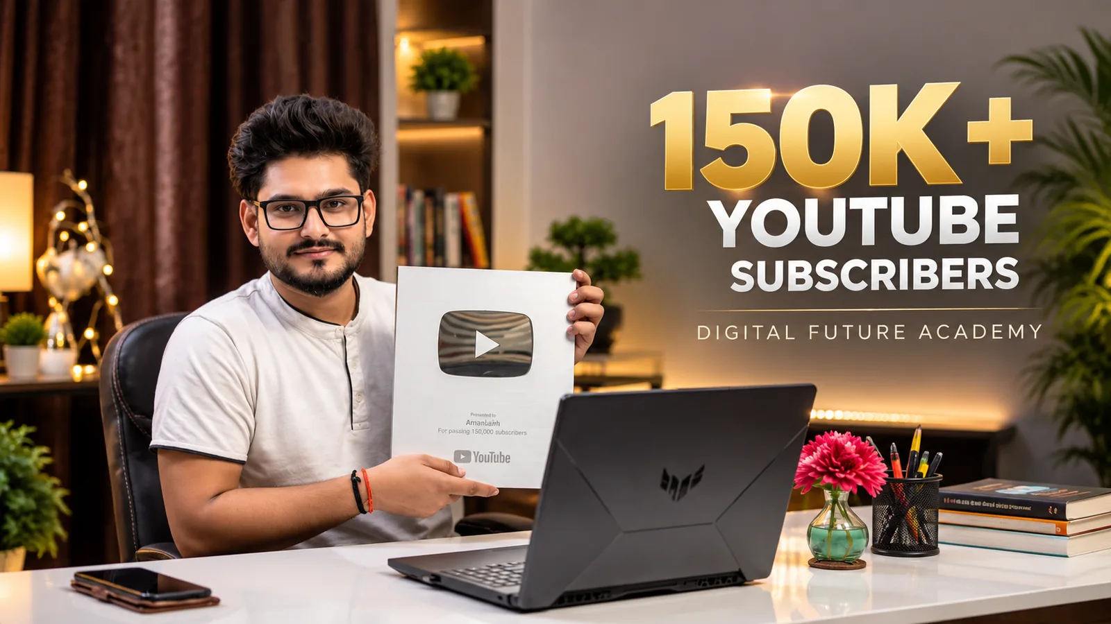 150K+ YouTube subscribers: our Silver Play Button