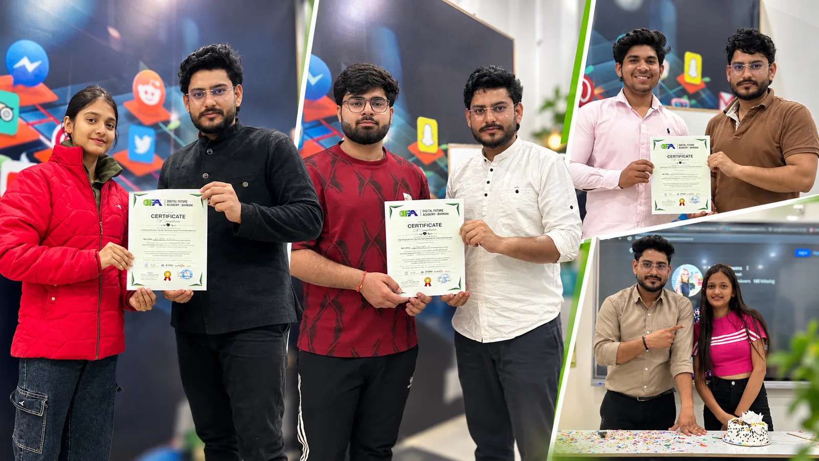 Certificate distribution for our proud students