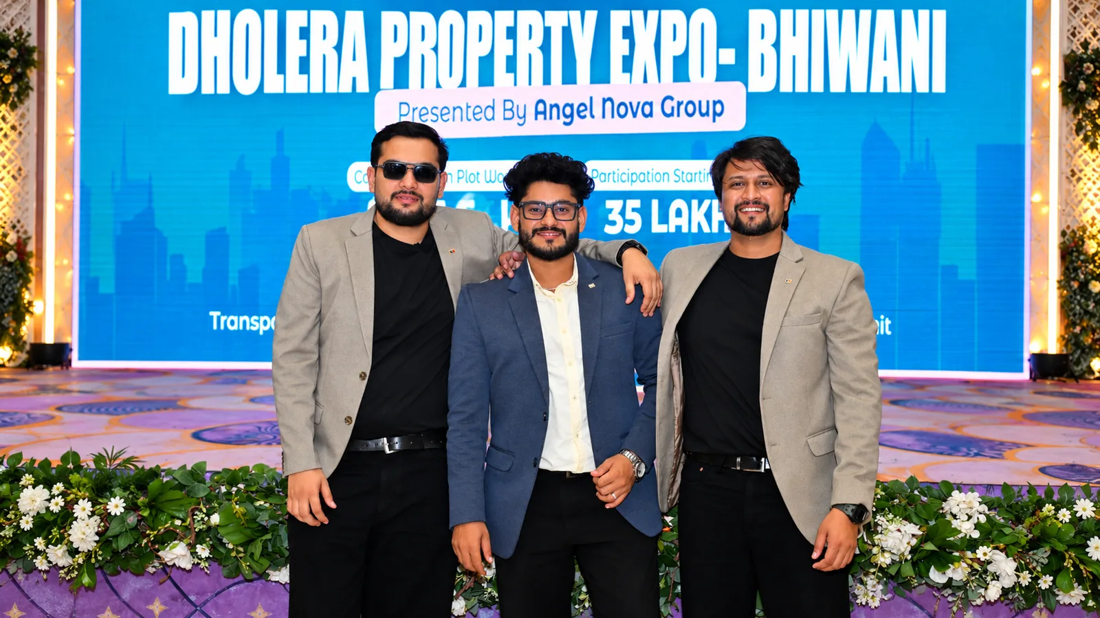 DFA team at the Dholera Property Expo, Bhiwani
