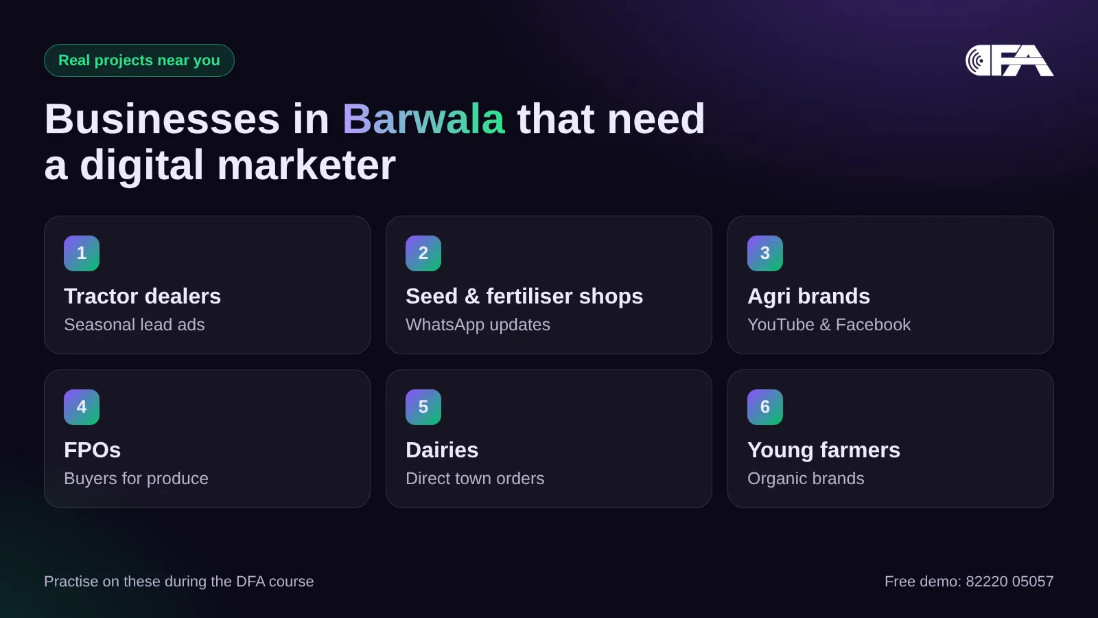 Businesses in Barwala that need a digital marketer