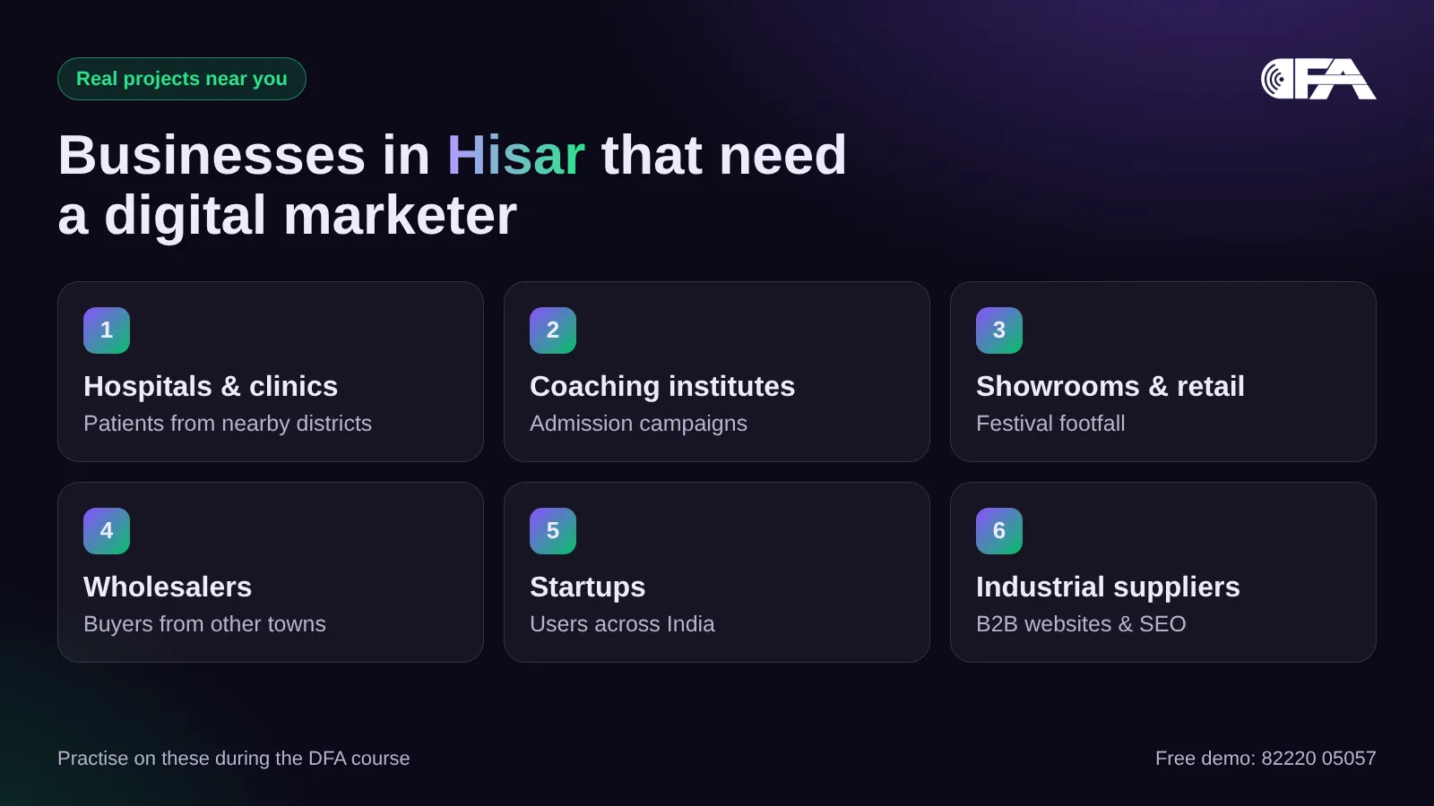Businesses in Hisar that need a digital marketer