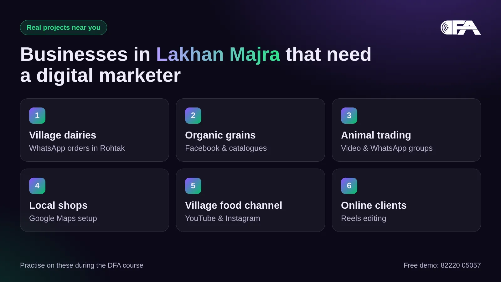 Businesses in Lakhan Majra that need a digital marketer