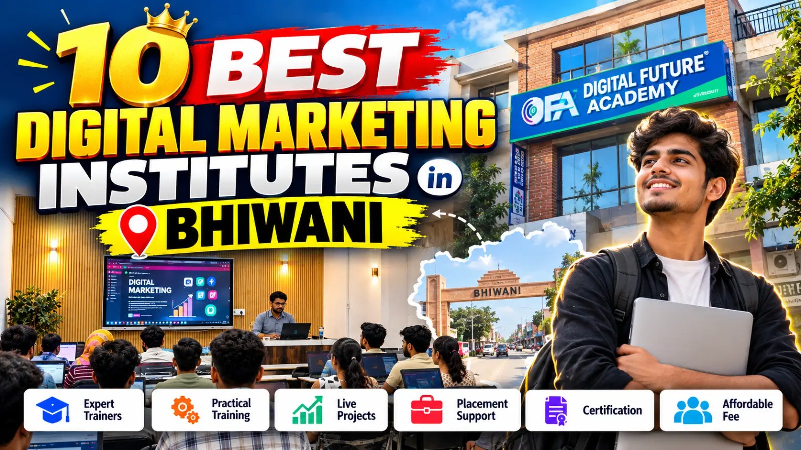 Best Digital Marketing Institute at Digital Future Academy